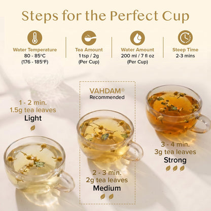 VAHDAM, Turmeric Ginger Herbal Tea (50+ Cups, 3.53oz) Caffeine Free | 100% Pure Herbal Blend - Savory & Spicy | Vacuum Sealed | Direct from Source