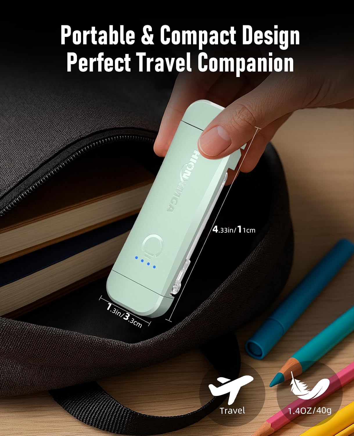 HIONXMGA Book Reading Light,Silent Touch Lamp for in Bed,Rechargeable Clip on Booklight with 3 Amber Colors & Precise Dimming Night Reading,Best Gift Lovers,Kids,Pink,(SD-10)