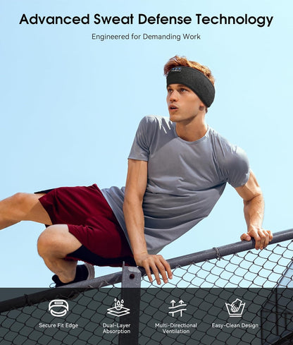 MUSICOZY Sleep Headphones Bluetooth 5.4 Headband, Wireless Earphones Music Sleep Earbuds Sleeping Eye Mask with HD Stereo Speakers for Workout Running Travel Yoga, Ideal Gifts for Men Women Mom Dad