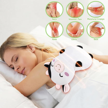 Microwave Heating Pad for Period Cramps,Otter Microwavable Heating Pad for Shoulder Neck Back Knee Pain Relief with Lavender Scented,Cute Otter Plush Toys Heat Pack for Women Kids Birthday