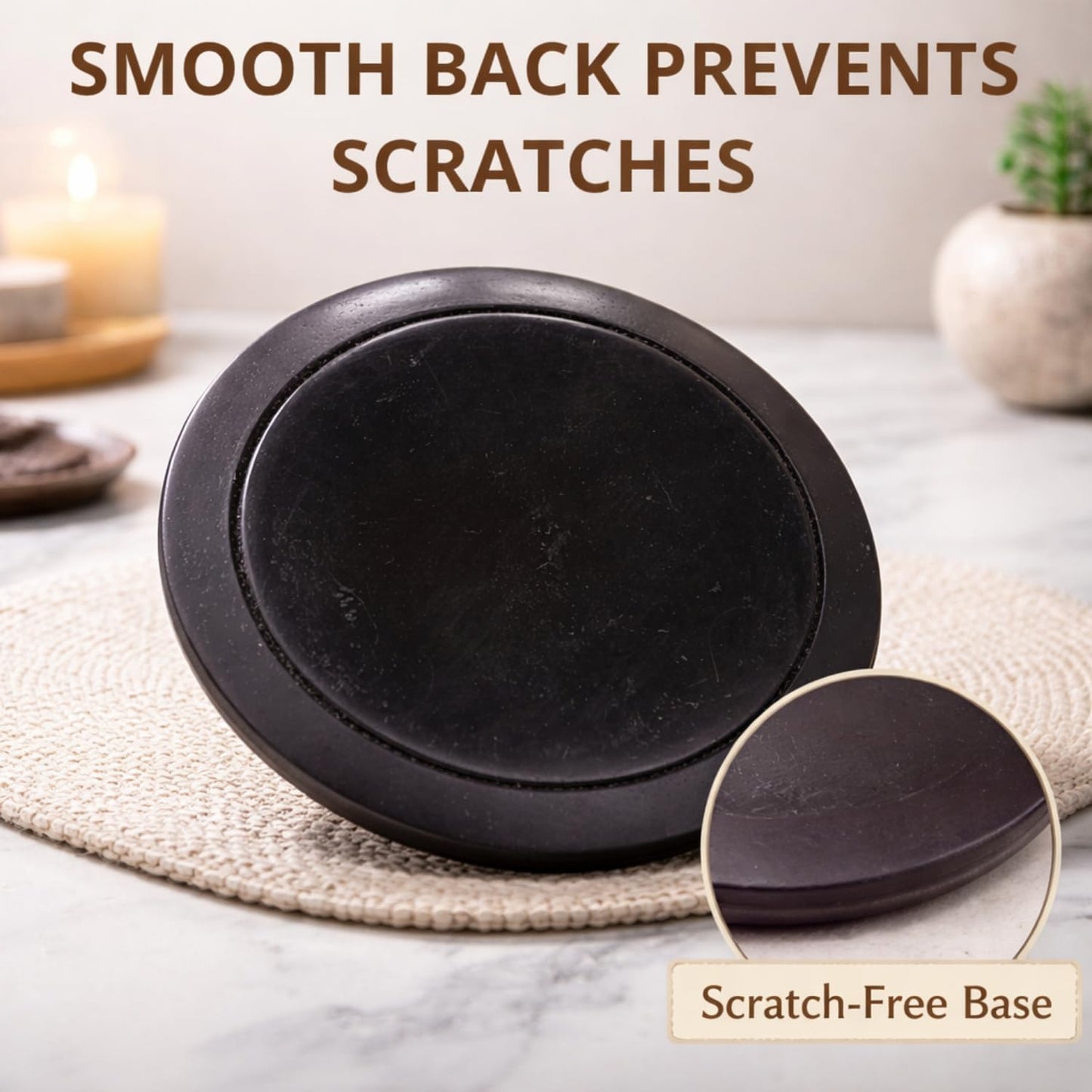Handmade Natural Grey Marble Incense Stick Holder