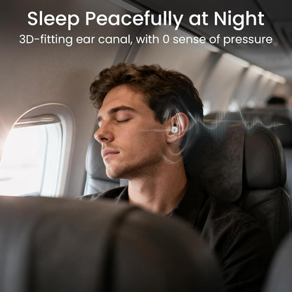 Ear Plugs for Sleeping, Reusable Soft Silicone Earplugs, 4 Sizes of Noise Cancelling Earbuds 30dB, Comfortable Fit Noise Reduction Eargasm Earplugs for Studying, Concerts, Travel