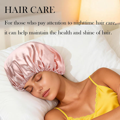Satin Bonnet Double Layer Silk Bonnet for Sleeping Women for Natural Curly
