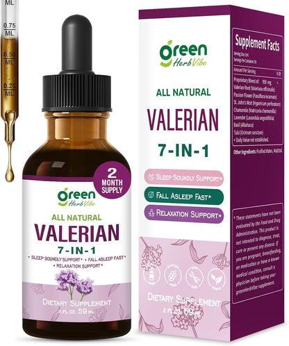 Valerian Root (Valeriana) Extract Sleep Support Drops, 2 oz