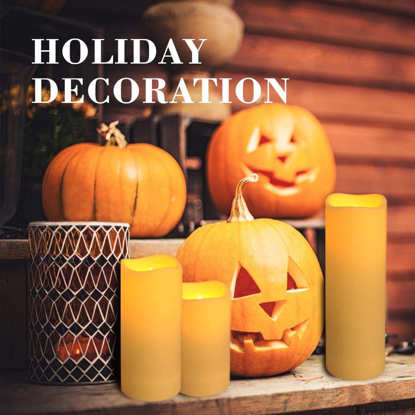 24 Pcs LED Flameless Candles with Remote, 3D Flickering Flame & LED String Lights, Acrylic Clear Cylinder, Timer Function, Romantic Ambience for Home Decor, Party, Wedding (Ivory).
