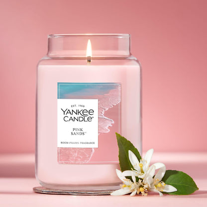 Yankee Candle Pink Sands Scented Candle, 22oz Large Jar