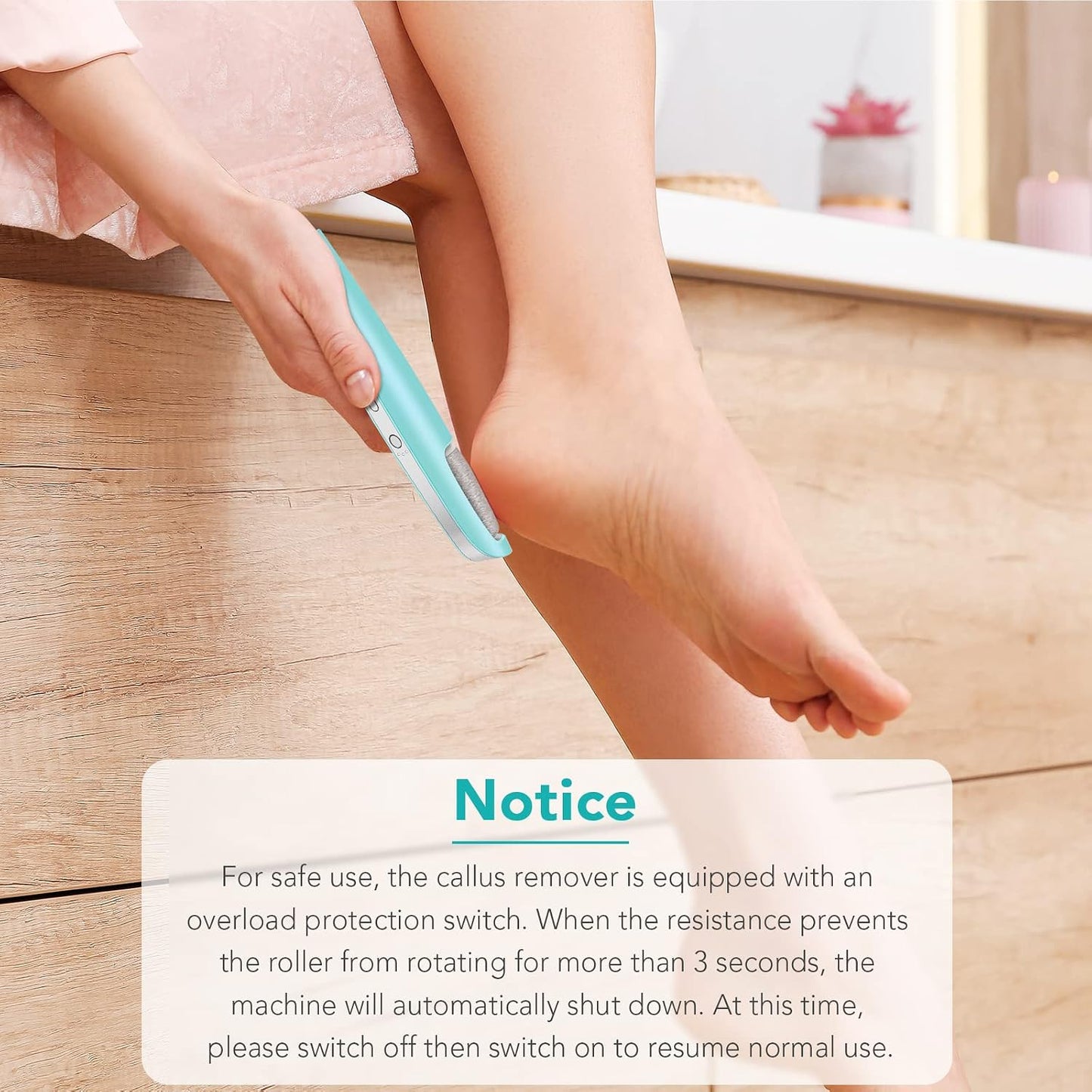 LINKEVAP Electric Callus Remover for Feet, Professional Pedicure Kit Foot Scrubber for Dry, Dead, Cracked, Hard Skin, at Home Feet Spa Care Kit for Men & Women (Cold White)