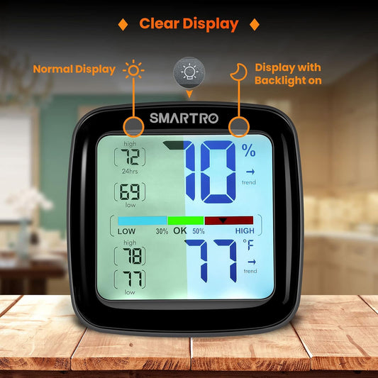 SMARTRO SC42 Professional Digital Hygrometer Indoor Room Thermometer