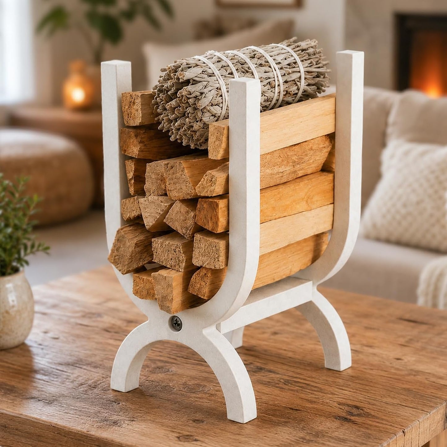 Wooden Palo Santo Holder-Incense Storage Ideal for Palo Santo Sticks& Sage