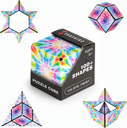 Shashibo DODECA Magnetic Puzzle Cube, Stress Relief Fidget Toy - Colors A