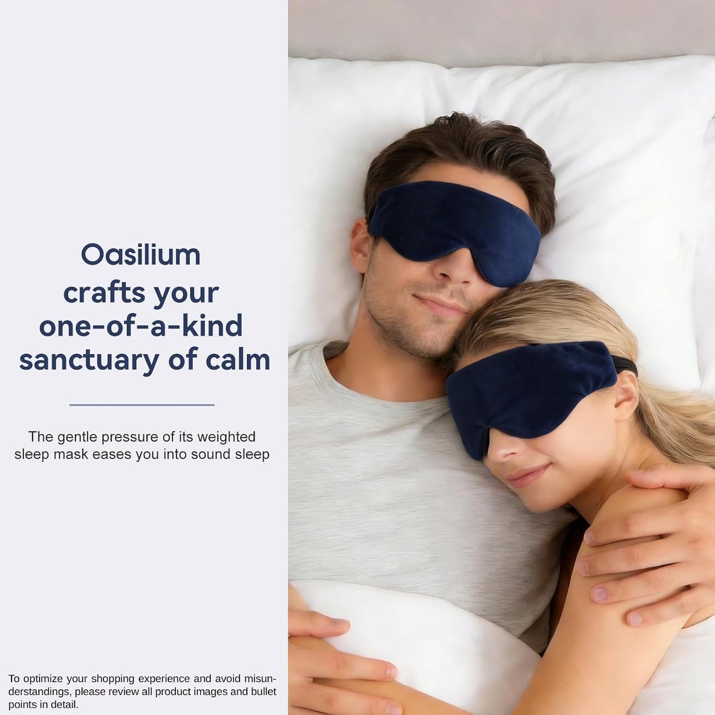 Lyocell Weighted Sleep Eye Mask for Women Men, 5.3oz & 7oz, Cooling, Removable Washable Weighted Bag, Light Blocking Eye Cover, Soft Eye Shade for Travel Essentials, Office Naps, Gift,Purple
