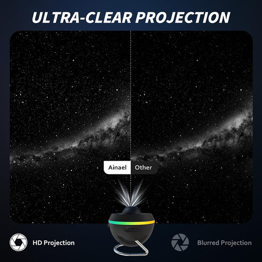 Galaxy Projector, Star Projector Home Planetarium with 5K HD 1 Disc