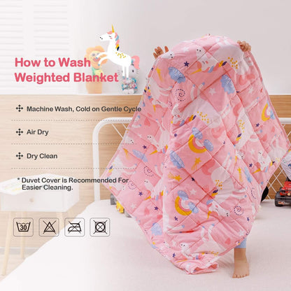 Sivio Weighted Lap Pad 2lbs, Cotton Weighted Blanket Sensory Weighted Lap Blanket Indoor Outdoor, 19 x 21 Inch, Blue Dinosaur