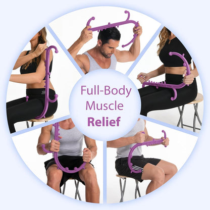 Ranarose Deep Tissue Back & Neck Massager for Body Muscle Pain Relief
