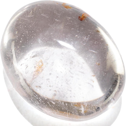 KALIFANO Palm Stone with Healing & Calming Effects - AAA+ Grade High Energy Worry Stone with Information Card - Reiki Crystal Used for Courage (Family Owned and Operated)