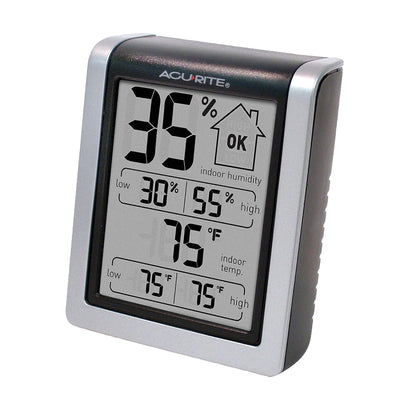 AcuRite Digital Indoor Thermometer and Hygrometer, Classic