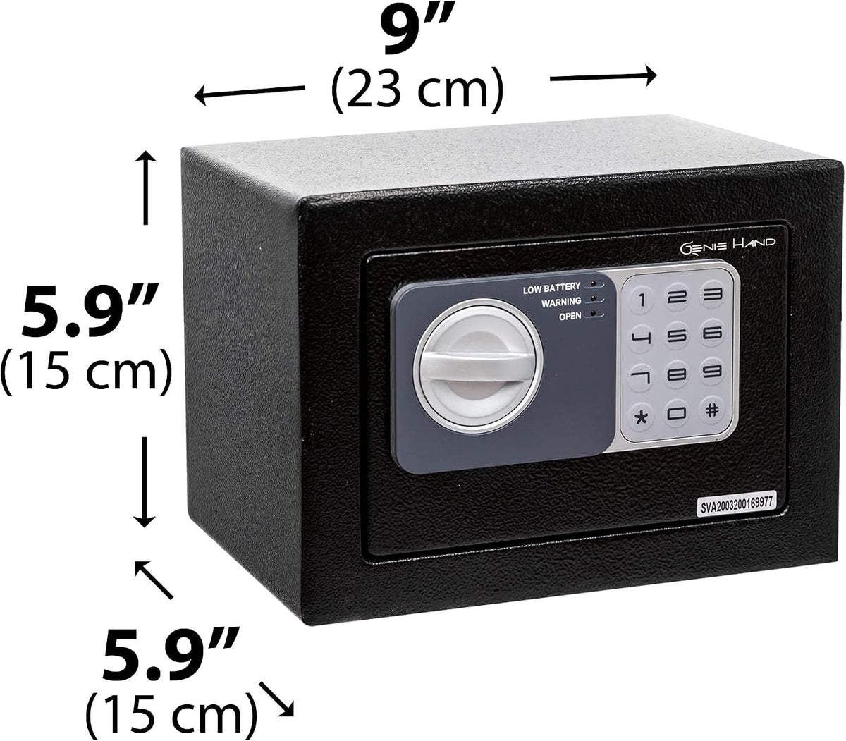 Genie Hand – Time Lock Safe Countdown – B-Class Lock – Anti Bounce Technology