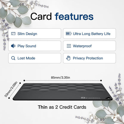 2026 Apple MFi Certified Wallet Tracker Smart Card for Find My