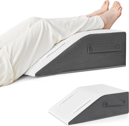 Yojoker 4PCS Orthopedic Bed Wedge Pillow Set for Sleeping, Post Surgery Foam Pillow for Body, Back and Leg Pain Relief, Triangle Adjustable Support Pillow - Acid Reflux, Anti Snoring & GERD Sleeping