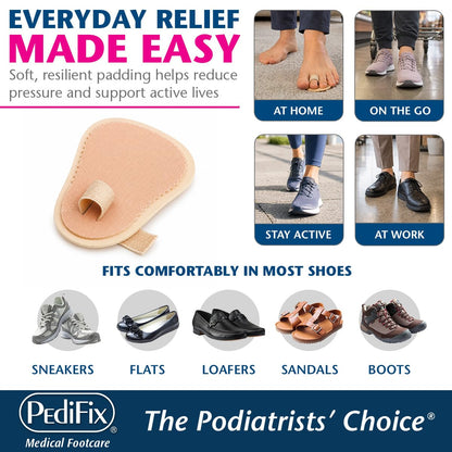 PediFix Podiatrists' Choice Toe Straightener – 3-Pack Toe Aligners Gently Help Realign Crooked, Overlapping, and Hammer Toes – Designed for Comfort and Daily Relief – One Size Fits Most