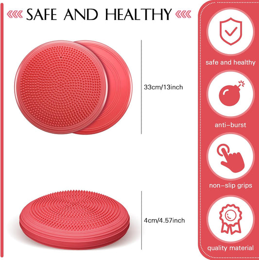 Libima 8 Pcs Wiggle Seat Inflated Wobble Cushion for Kids