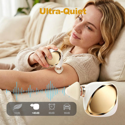 DEITY Mini Massage Gun, Small Handheld Travel Massager with Percussion Deep Tissue, 3 Adjustable Speeds & Smart Power Response, Portable Pocket Massage Gun for Gym & Office