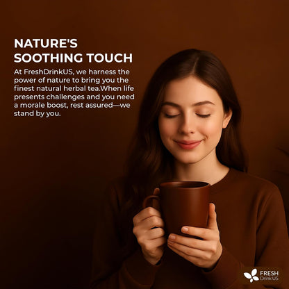FreshDrinkUS, Premium 60 Chamomile Lavender Tea Bags, Calming Herbal Blend Strong Support for Relaxation & Better Sleep | Naturally Caffeine-Free Bedtime Tea with Soothing Floral Aroma, 100% Natural, Hand-made No Sugar/ Caffeine/ Gluten, Vegan - Colors C