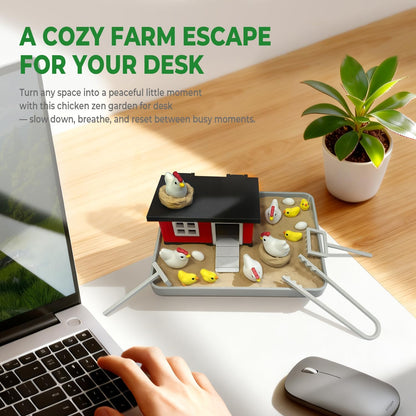 Dumpster Fire Zen Garden for Desk, Funny Coworkers Office Accessory Gifts