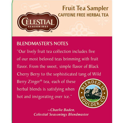 Celestial Seasonings Fruit Tea Sampler, 18 Count (Pack of 2)
