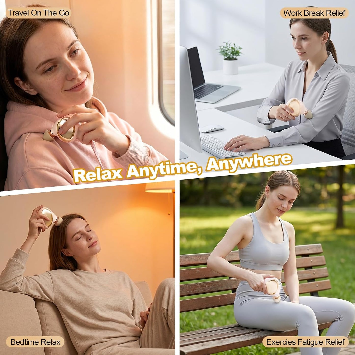 DEITY Mini Massage Gun, Small Handheld Travel Massager with Percussion Deep Tissue, 3 Adjustable Speeds & Smart Power Response, Portable Pocket Massage Gun for Gym & Office