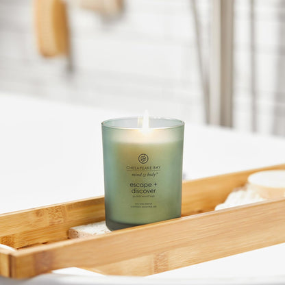 Chesapeake Bay Candle Scented Candle Serenity + Calm (Lavender Thyme) Coffee Table Home Décor