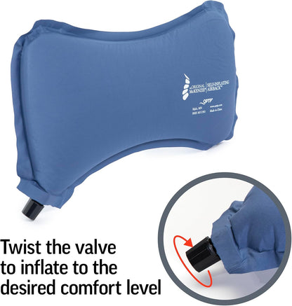 OPTP The Original McKenzie Self-Inflating AirBack Travel Lumbar Support Pillow