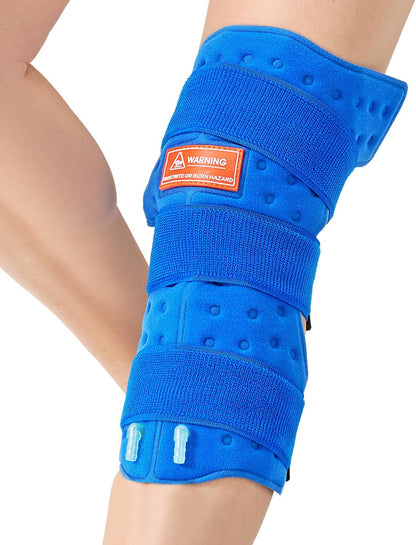 Cold Therapy Machine for Elbow, Ice Machine for Tennis Elbow&Post-Surgery Recovery, Cryotherapy Device with Temp Display & 3 Flow Modes, Adjustable Elbow Wrap for Arthritis, Bursitis, Swelling Relief
