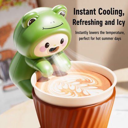 Clip-On Food Table Fan for Noodle Coffee Tea Hot Drinking