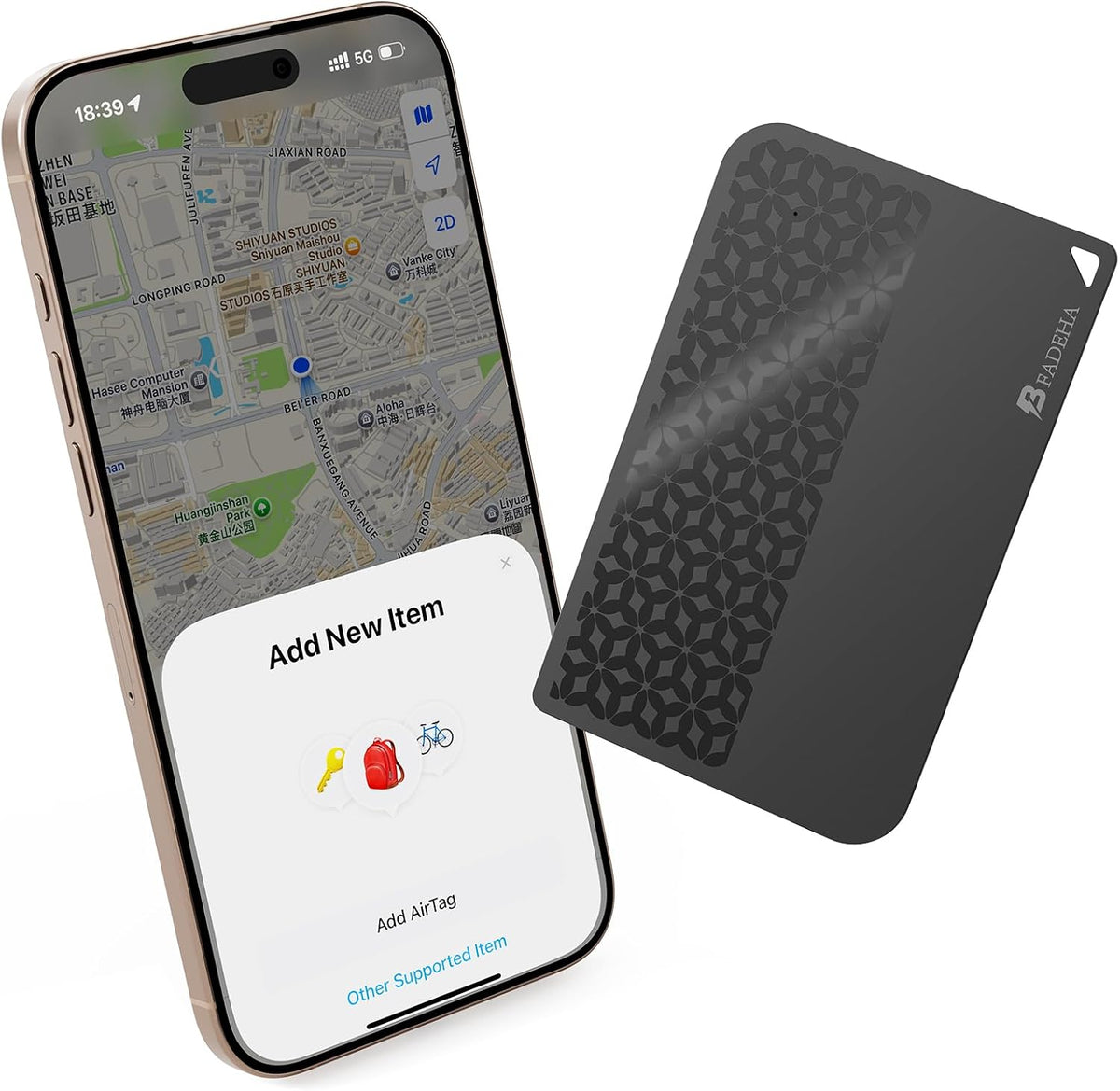 2026 Apple MFi Certified Wallet Tracker Smart Card for Find My