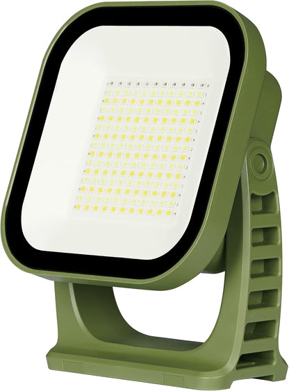 Rechargeable Work Light, 4000LM Magnetic Portable Work Light with Stand, 12000mAh Battery Powered LED Flood Light, USB-C, 180° Rotating for Garage, Car Repair, Camping