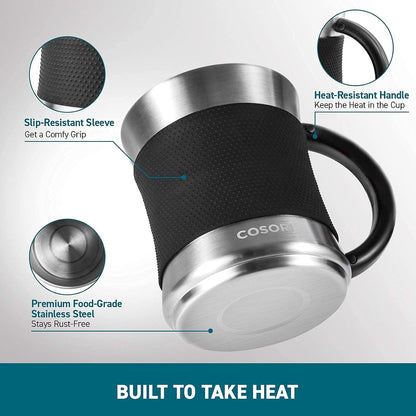 Cosori Coffee Mug Warmer & Mug Set, 1°F Precise Temperature Control