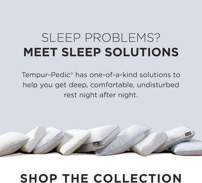 Tempur-Pedic TEMPUR-Cloud Dual Cooling Pillow, Queen, White