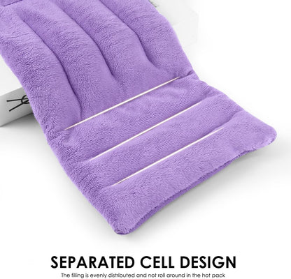 Microwavable Heat Pad for Neck and Shoulders, Weighted Microwave Moist Heating Wrap for Pain Relief Sore Muscle Stress Tension, Heated Wrap with Aromatherapy, Hot & Cold Compress, Grey