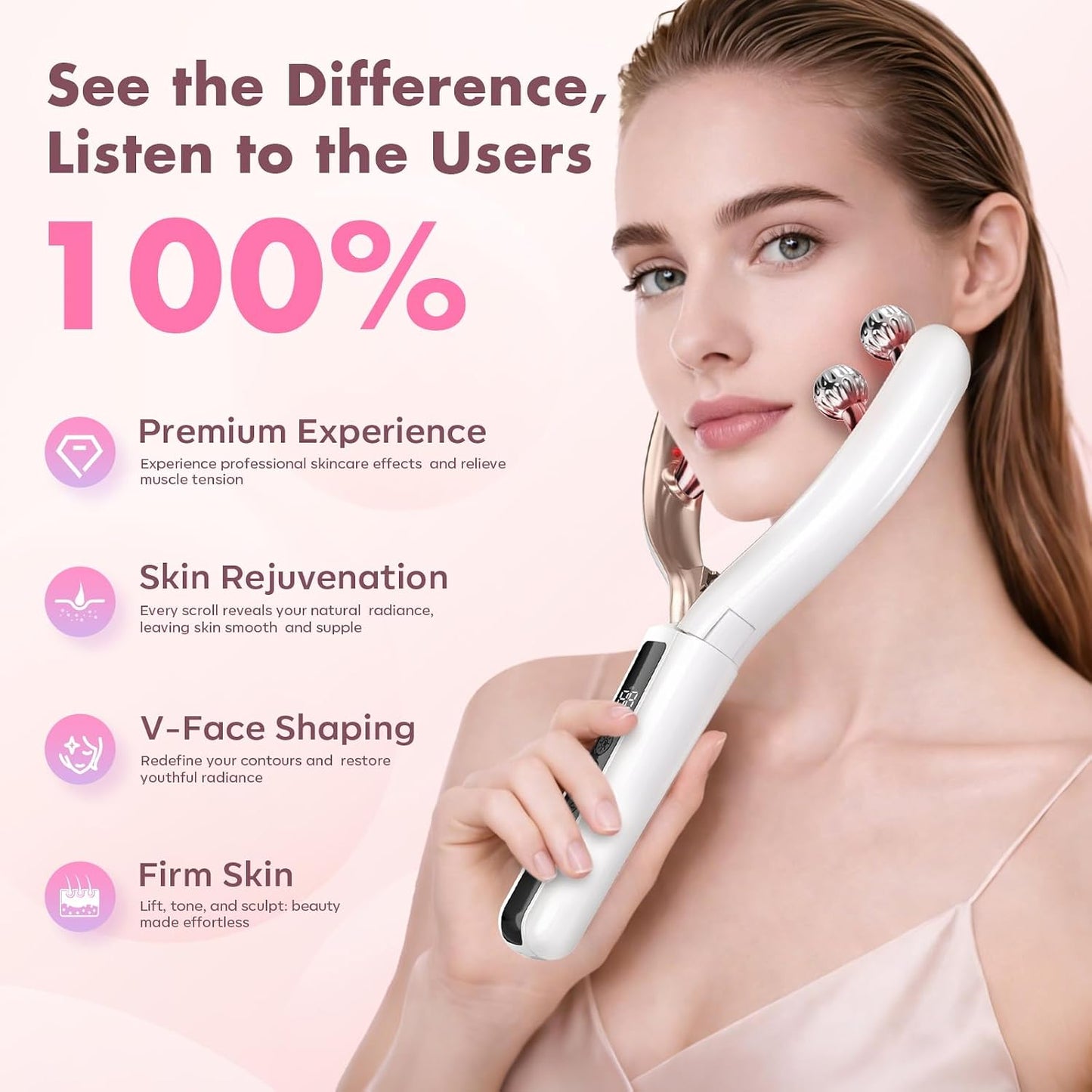 2026 New Wireless Face Massager Tool - Korean Skin Care - Lifting & Slimming for Women - Portable for Home & Travel
