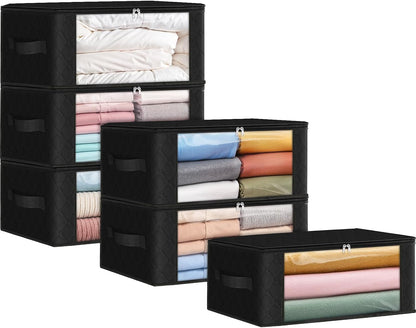 Fab totes Storage Bags for Clothes Blanket Storage Bins with Lids