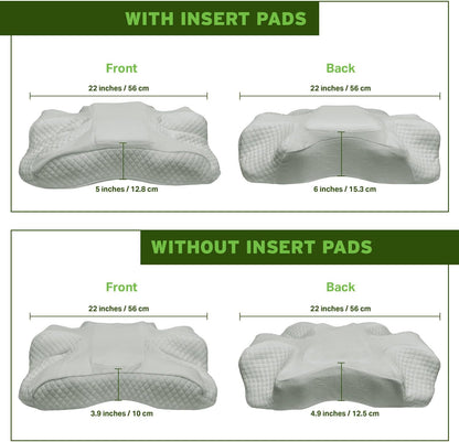 EnduriMed CPAP Pillow for Side Sleeping - Adjustable Memory Foam CPAP Pillows for Side & Back Sleepers - Eligible for Better Sleep with CPAP Machine