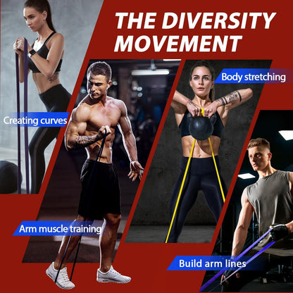 Resistance Bands for Pull Up Assist, Stretch Bands & Exercise Workout Set