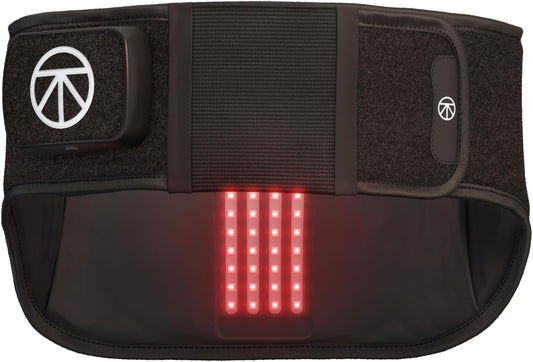 Therabody ThermBack LED – 4-in-1 Back Wrap with Heat, Far Infrared, Vibration and LED Light Therapies for Lower Back Pain Relief
