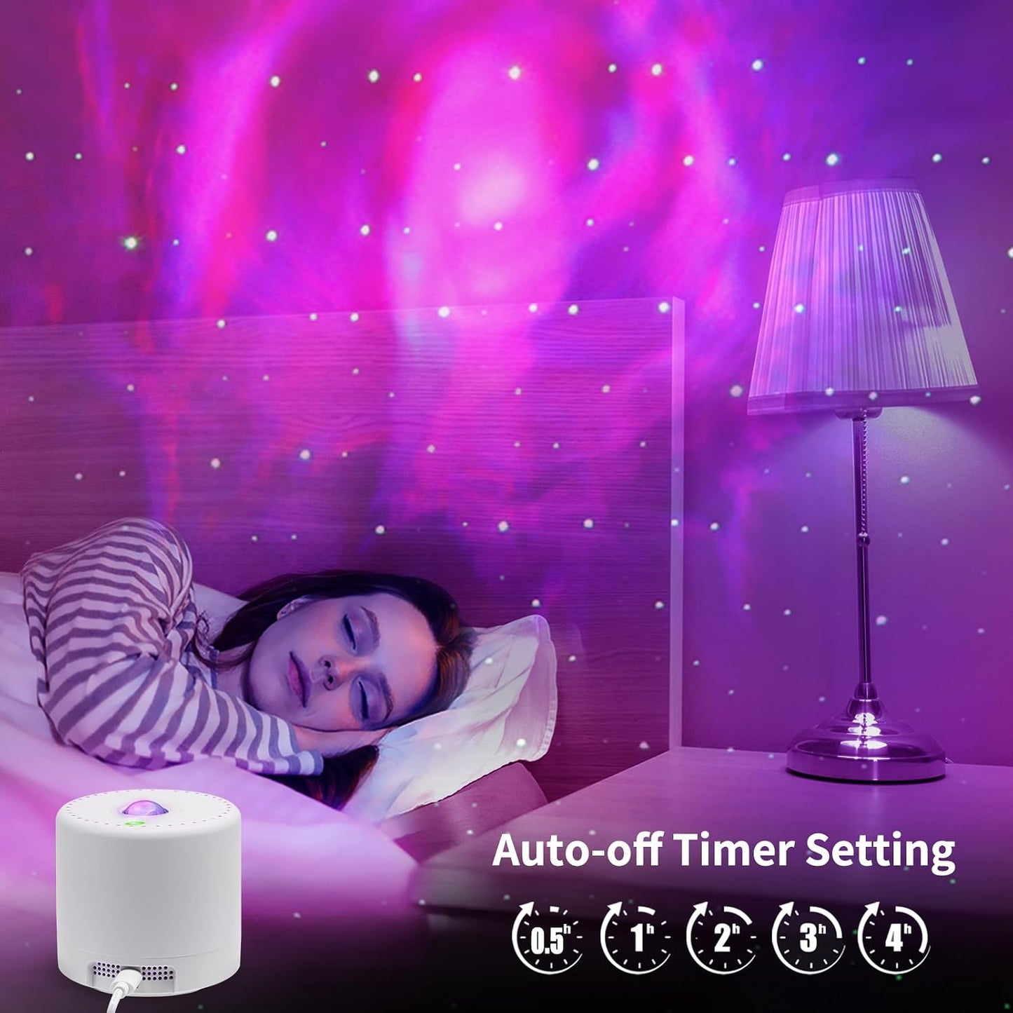 Star Projector, Galaxy Projector, Remote Control & Timer Galaxy Light