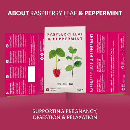 Nutra Tea - Raspberry Leaf & Peppermint Tea
