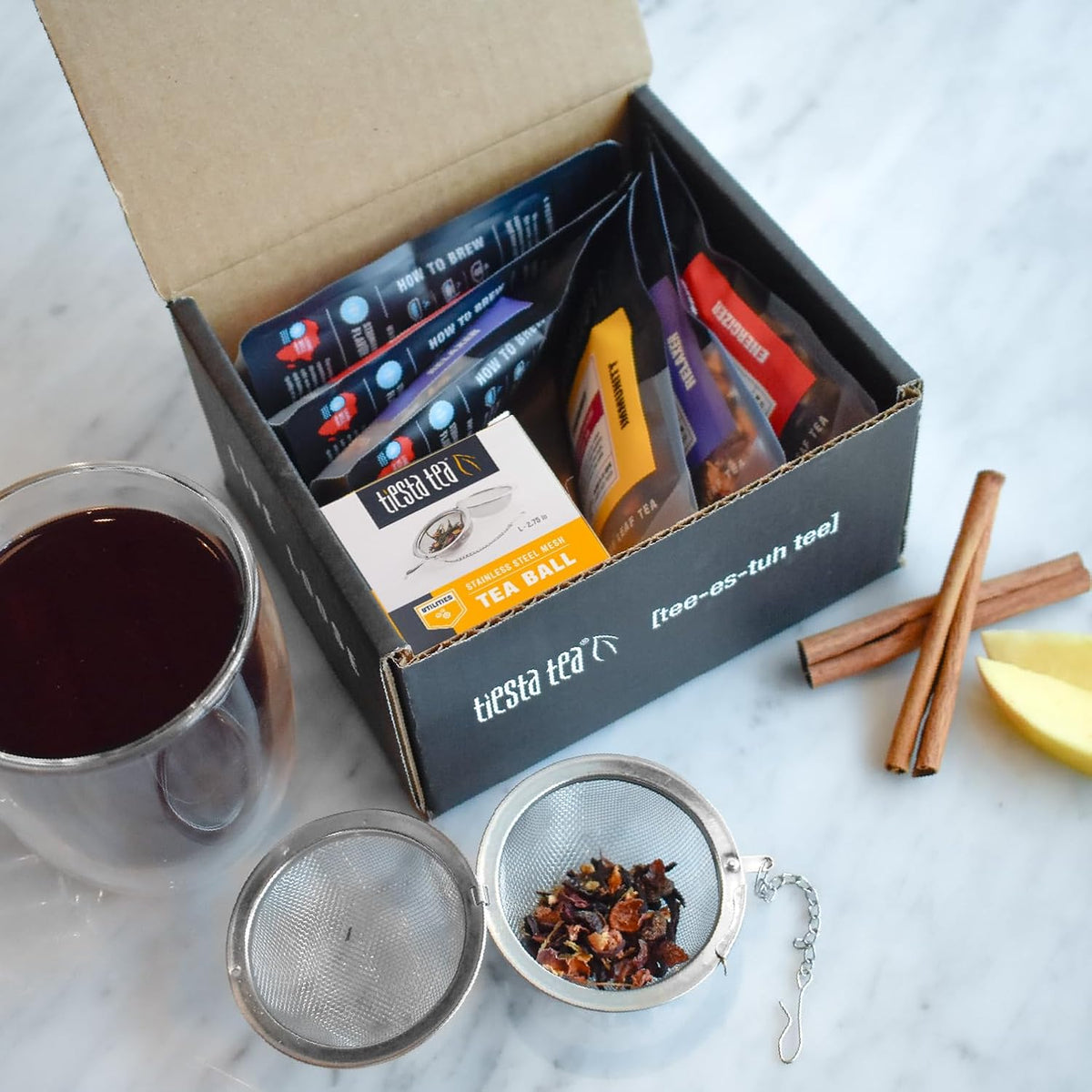 Tiesta Tea Premium Starter Loose Leaf Sampler Kit - Classic Tea Blends