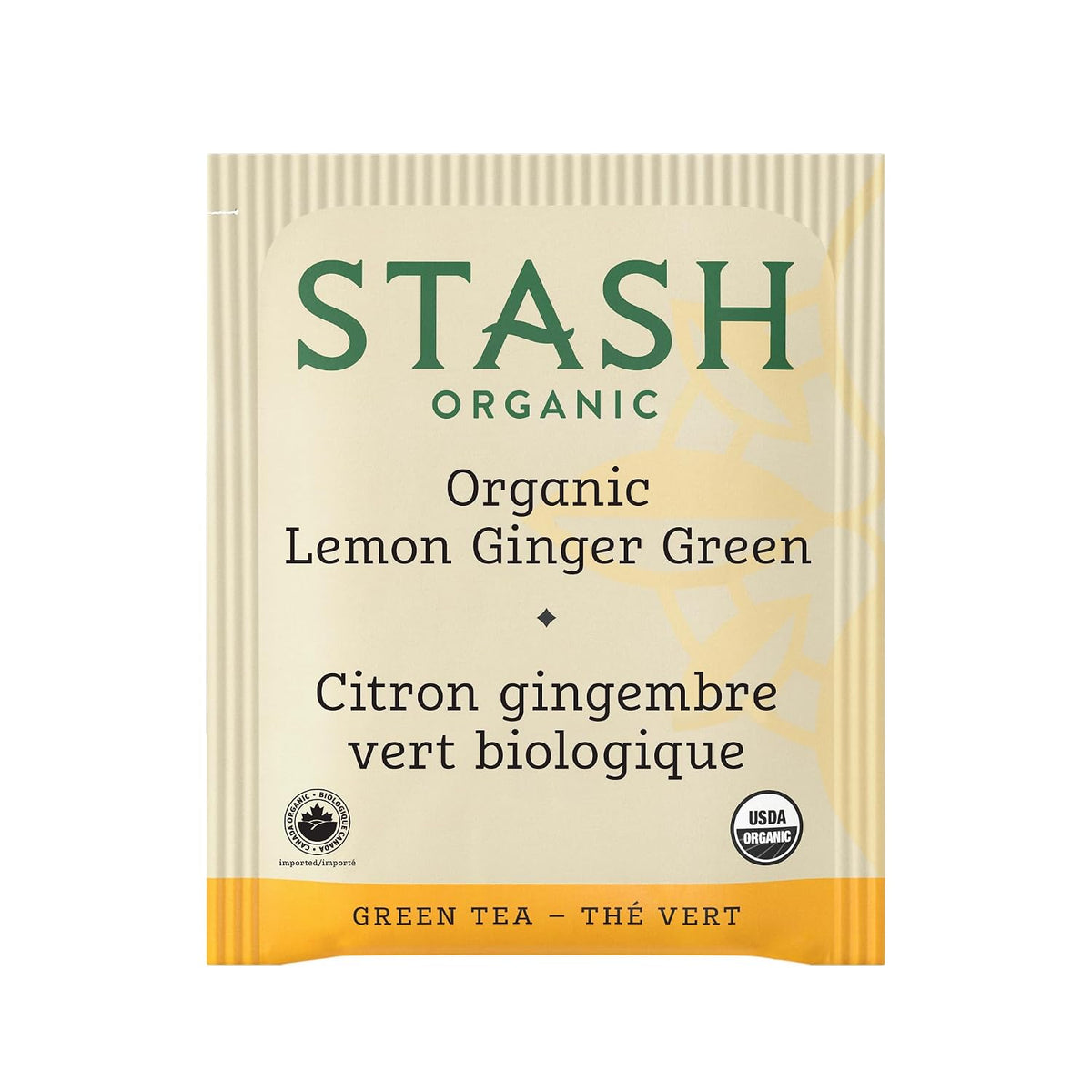 Stash Tea Organic Lemon Ginger Green Tea, Caffeinated, Non-GMO Project Verified, Serve Hot or Iced, 96 Tea Bags, 16 count (6 pack)