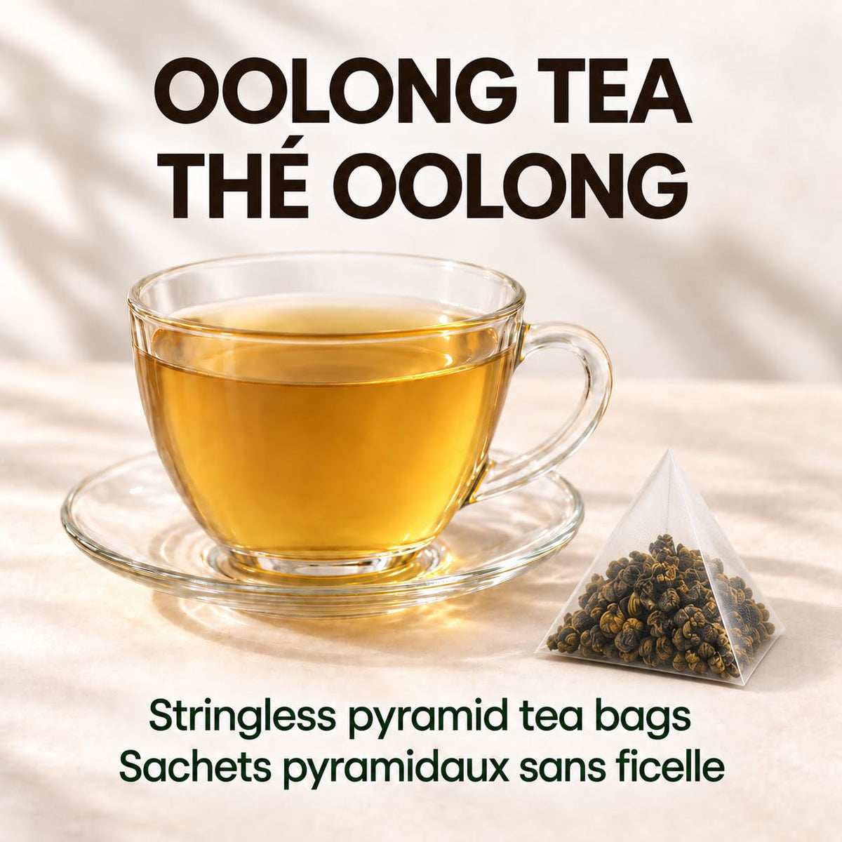 Tozzy Organic Oolong Tea – 100 Count, Plant-Based Pyramid Tea Bags
