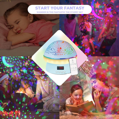 MINGKIDS Toys for 3-8 Year Old Girls Boys,Star Night Light Projector with Hard Projection Cover, Timer&Rotation,2-9 Year Olds Kids Chritsmas Birthday Gifts